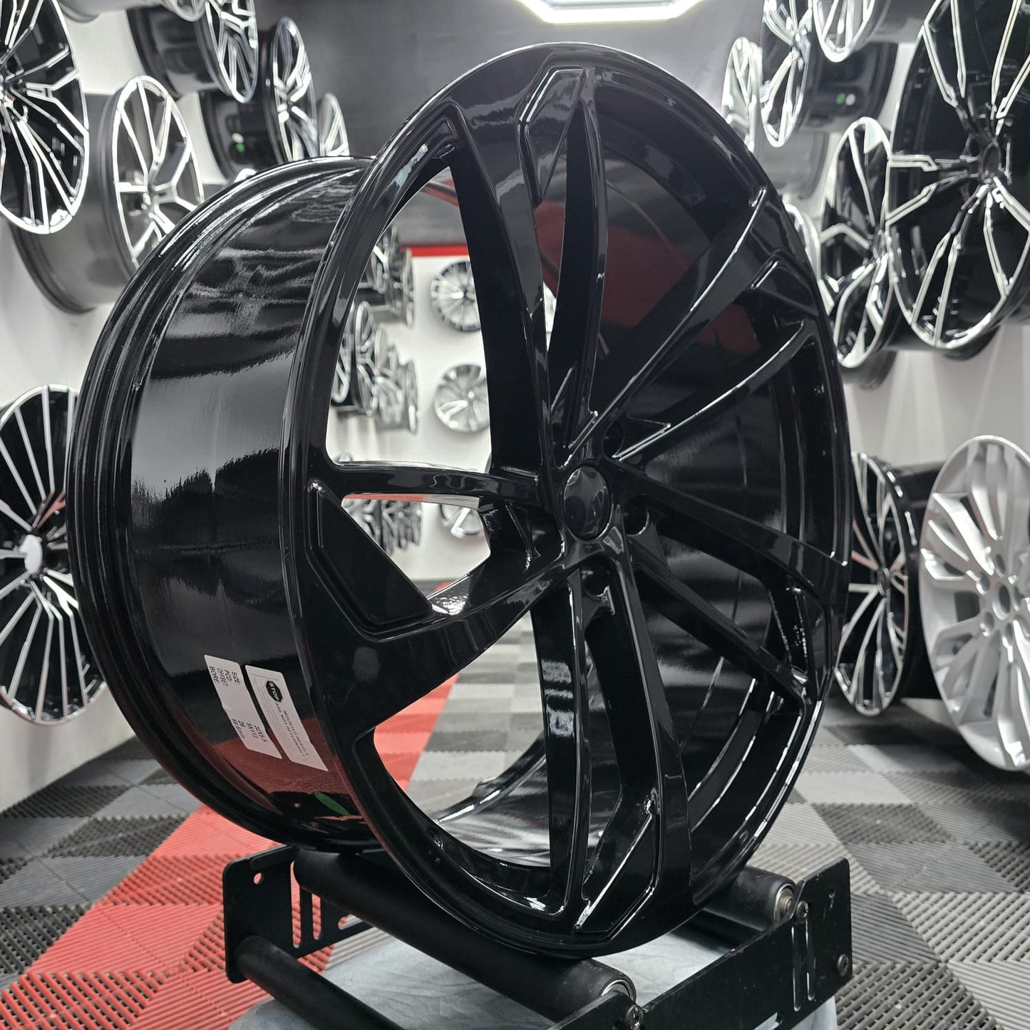 22" 5x112 396556 Style Alloy Wheels Gloss black