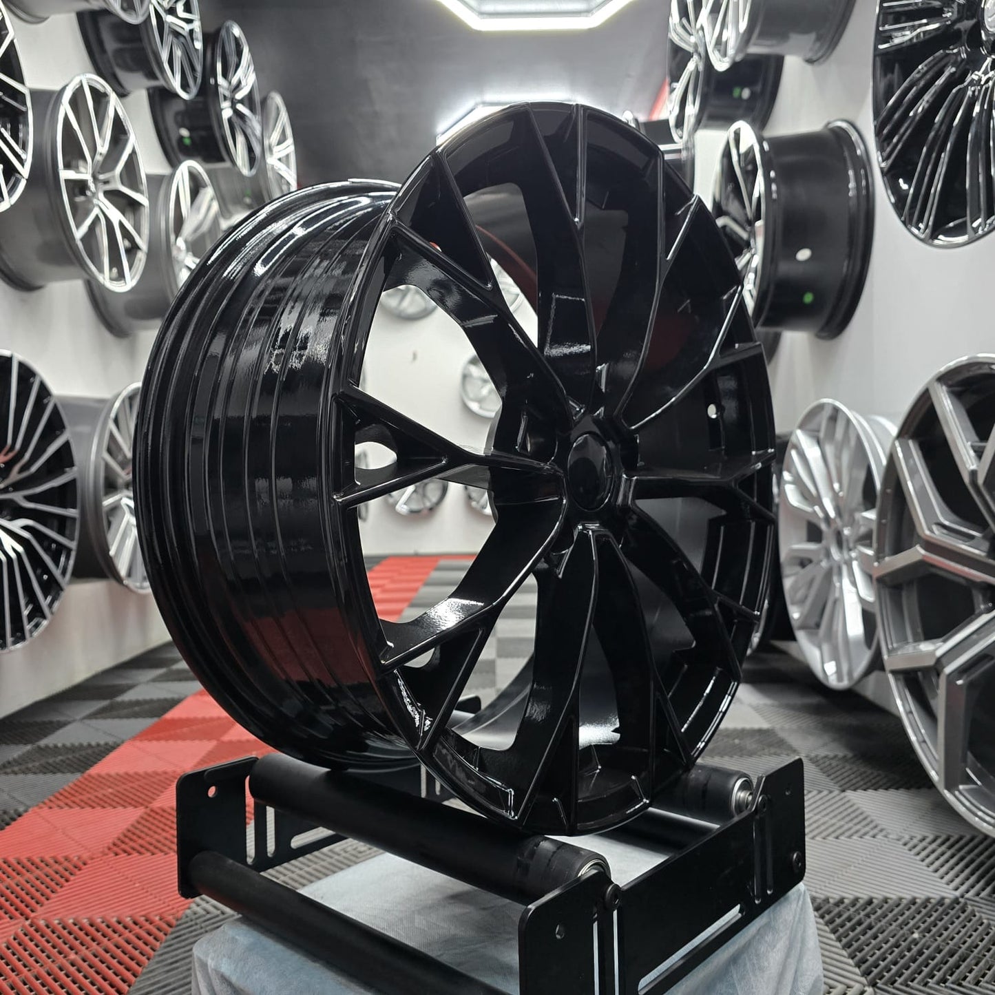 19" 5x112 396797 Style Alloy Wheels Black