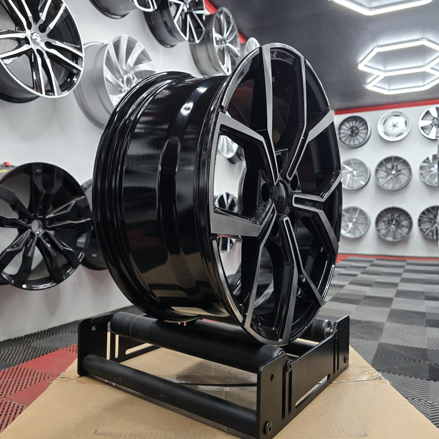 17" 5x112 230136 Style wheels Black M/F