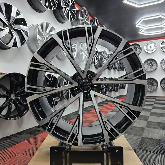 22" 5x112 Black Machine face 230106 Alloy wheels