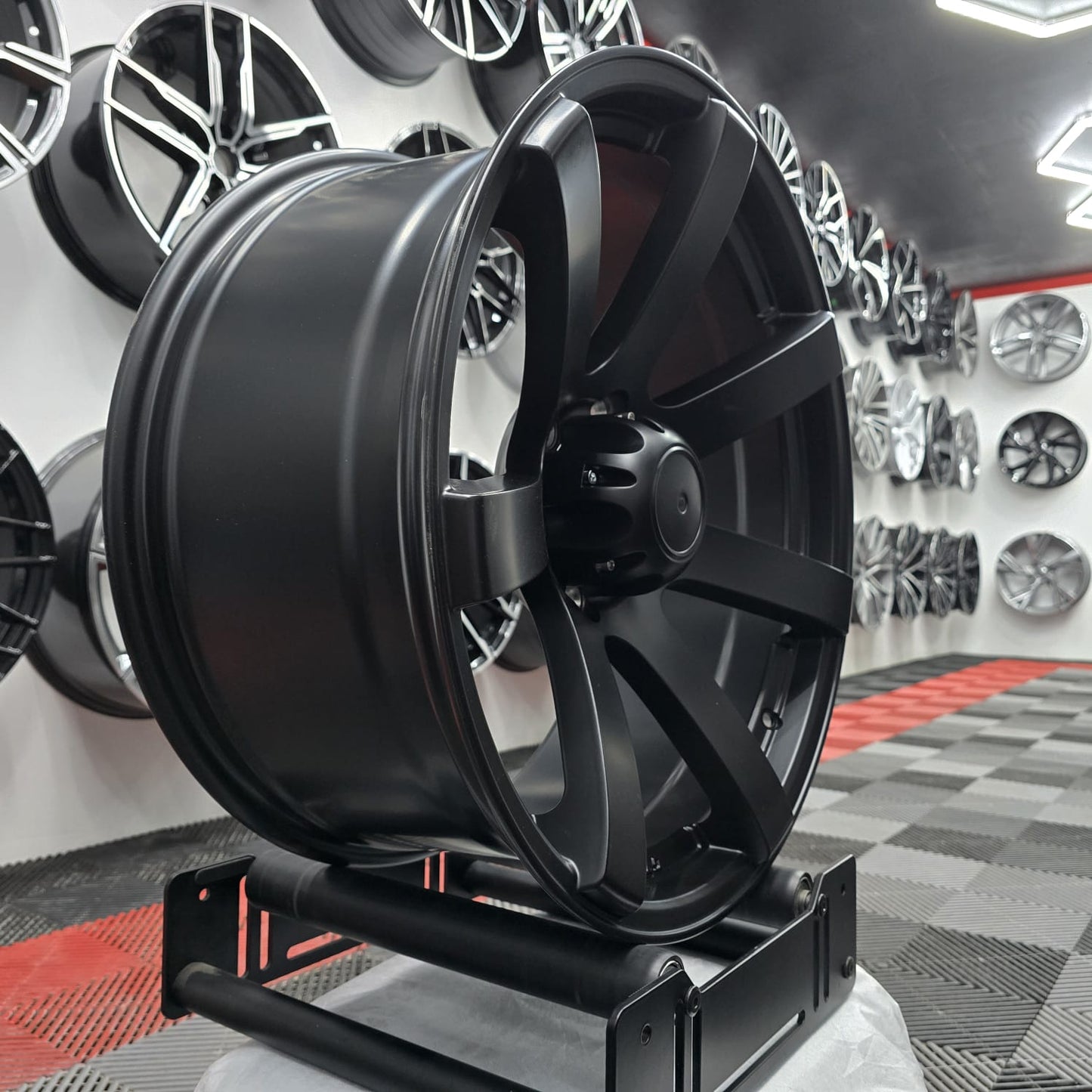 20" 5X120 L1808 STYLE ALLOY WHEELS SATIN BLACK