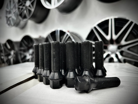 14x1.25mm Bolt 50mm (Black) 60 Deg Taper