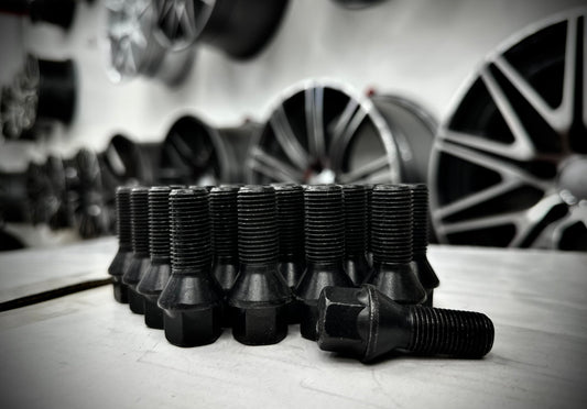 12x1.5mm Bolt 35mm (Black) 60 Deg Taper