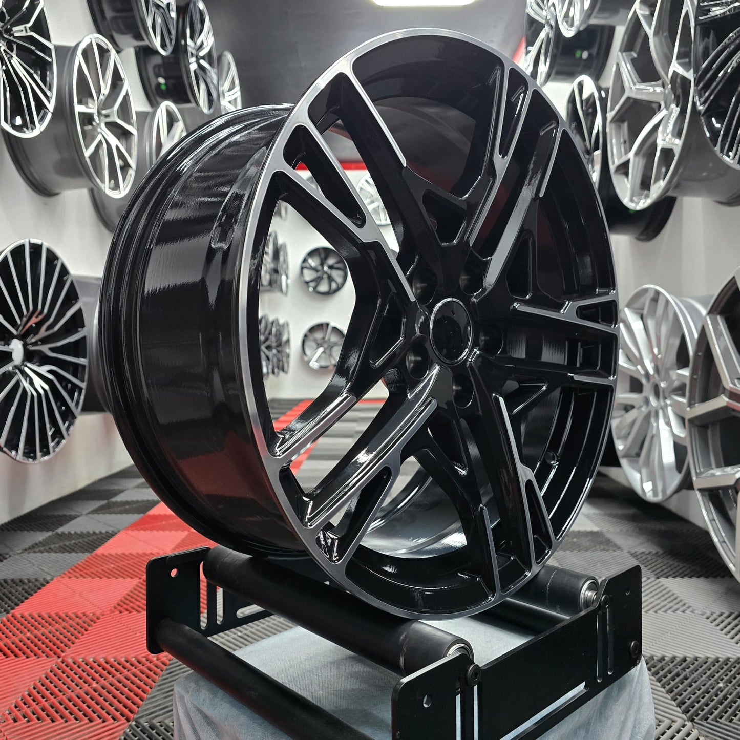 17" 5x100 230110 Style wheels, Black MF