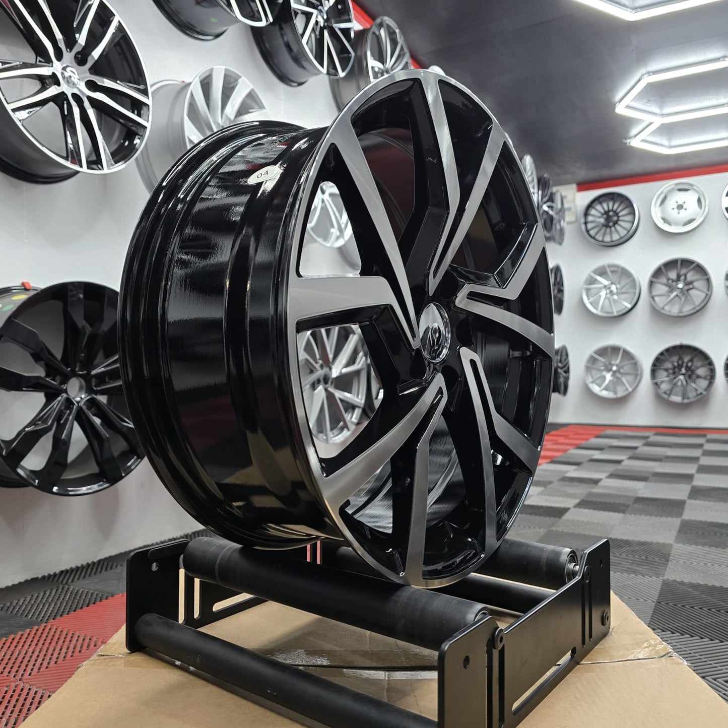 17" 5x112 396469 Style wheels Black M/F