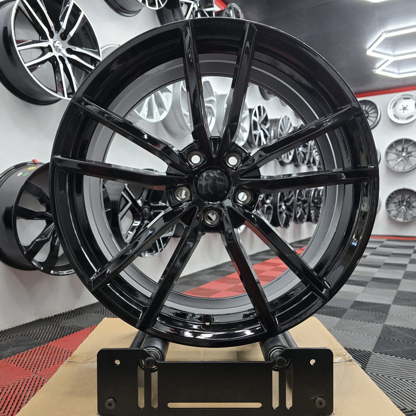 17" 5x100 396520 Style wheels, Black