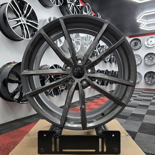 17" 5x100 396520 Style wheels, Gunmetal